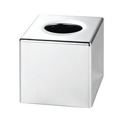 Devon Cube Tissue Box Holder Chrome (Pack of 6) 4458