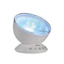 Ocean Wave Projector Lamp White SOWPM