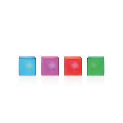 Sensory Light Up LED Colour Changing Mood Cube Light 75mm (Pack of 4) SSML4
