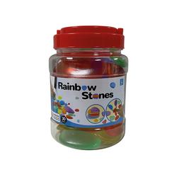 Acrylic Pebbles Shatterproof Assorted Sizes Assorted Colours (Pack of 30) AP30