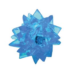 Flashing LED Crystal Shaped Ball Light 60mm Diameter Battery Operated SFCB