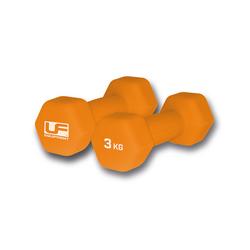 Urban Fitness Neoprene Dumbbell 3kg Orange (Pack of 2) UFW034