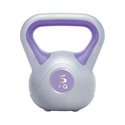 Urban Fitness Powder Coated Cast Iron Kettlebell 6kg Purple UFW0806