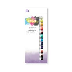 Artiste Gouache Paint Set 12ml Assorted (Pack of 12) DOA 551008