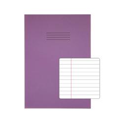 Rhino Exercise Book 80 Page A4 8mm Ruled Purple Contract (Pack of 50) VEXV668-1595-0