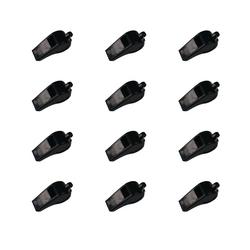 Plastic Whistles Large Black (Pack of 12) FB-07404-012K