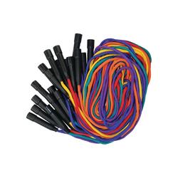 Skipping Ropes with Plastic Handles 8 Feet Assorted (Pack of 12) PE-14311-012