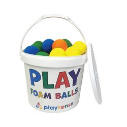 Playsense Lightweight Foam Balls Supplied in a Tub 7cm Assorted (Pack of 48) PP-15100-748K
