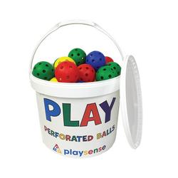 Playsense Perforated Ball Supplied in a Tub Assorted 7cm (Pack of 48) PP-15132-748K