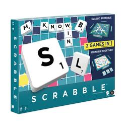Mattel Scrabble Original Refresh 2 Games in 1 900 HWD43