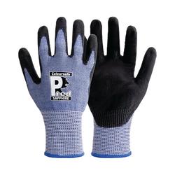Pred Sapphire Cut F Safety Gloves Polyurethane Palm 1 Pair Blue/Black 10 PRED13-10