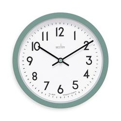 Acctim Elstow Small Office Wall Clock Green 20cm 22845