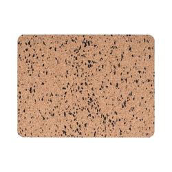 Eco Frameless Retangular Board Double-Sided Cork/ Black Eva 40X30Cm SF114412397