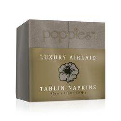 Poppies Tablin Napkins 8 Fold 40cm Mocha (Pack of 500)