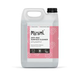 Miniml Anti-Bac Surface Cleaner Grapefruit 5L Refill MIN399
