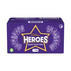 Cadbury Heroes Chocolates Bulk Share Box 2kg 4263470