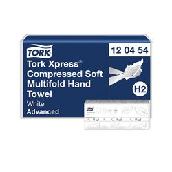 Tork Xpress Compressed Soft Multifold Hand Towels White Pack 2400