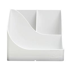 Exacompta Autentik Multi Compartment Pen Box White - Image 5