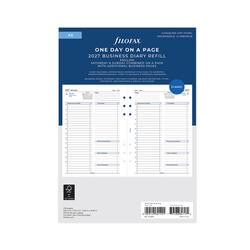 Filofax Refill Day Per Page A5 White 2027 27-68519 FX62149 - Image 3