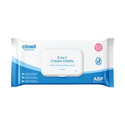 Clinell Contiplan 3-in-1 Continence Care Cloths (Pack of 25) CON25