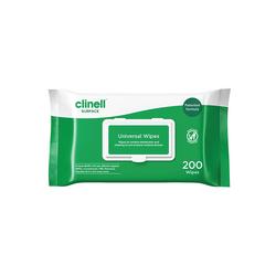 Clinell Universal Wipes (Pack of 200) CW2001