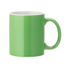 Utopia Pure White Straight Sided Mug 12oz Green (Pack of 12) E90042-00-B01012