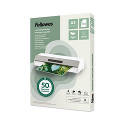 Fellowes Recycled A3 Laminating Pouches Matt 80 Micron (Pack of 100) 100143436