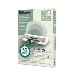 Fellowes Recycled A6 Laminating Pouches Gloss 80 Micron (Pack of 100) 100143441