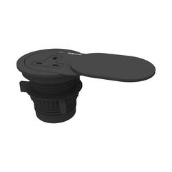 Fellowes Power Spot Type G UK/IE 1 Socket and 1 USB C Port Black 100136977