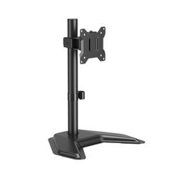 Contour Ergonomics Black Freestanding Desk Mounted Monitor Arms - Single