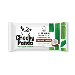 Cheeky Panda Bamboo Facial Cleansing Wipes 25 Wipes Coconut (Pack of 6) FACEWCCNMUL6-GBR