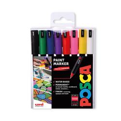 Posca Uni Posca PC-1MR Paint Marker Fine Assorted (Pack of 8) 153544841