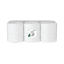 Centrefeed Toilet Roll 2-Ply 270 Sheets Per Roll 100m Pack 12