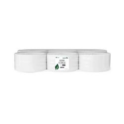Unbranded Centrefeed Toilet Roll 2-Ply 540 Sheets Per Roll 200m Pack 12