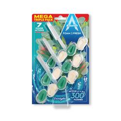 Astonish Foam and Fresh Eucalyptus Toilet Blocks x3 (Pack of 9) C2115