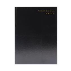 Academic Diary Week To View A4 Black 2026-2027 KF3A4ABK26
