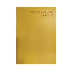 Academic Diary Week To View A4 Yellow 2026-2027 KF3A4AYL26