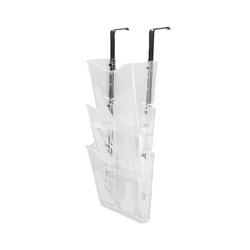 5 Star 3 Pocket Wall Literature Holder A4 Portrait with Wall Fixings