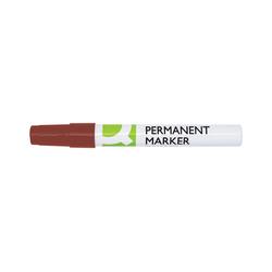 Q-Connect Permanent Marker Bullet Tip 4mm Red Pack of 10