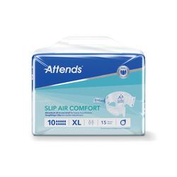 Attends Slip Air Comfort Nappies Size 10XL X4 (Pack Of 15) 37793