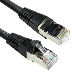 5 Star Cat6A S/STP LSOH Patch Cable Snagless 3m Black FS686959