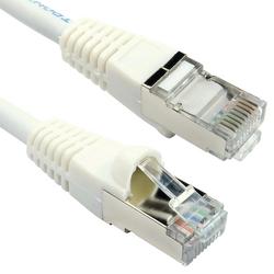 5 Star Cat6A S/STP LSOH Patch Cable Snagless 10m White FS686992