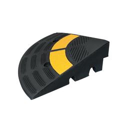 5 Star Heavy Duty Kerb Ramp End 300x300x100mm Yellow/Black