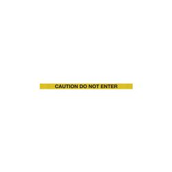 5 Star Yellow/Black Back/End Barrier Caution Do Not Enter 4.6M