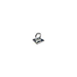 5 Star Wall Plate for Rope Barriers Polished Chrome FS632708