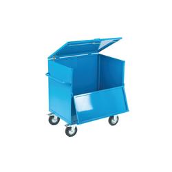 5 Star Security Mobile Solid Steel Trolley with Lockable Lid