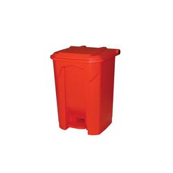 2Work Red Pedal Bin 50 Litre 2W10781