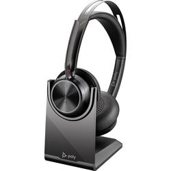 Poly Hp Voyager Focus 2 Uc Usb-C With Usb-A Adaptor Headset With Stand