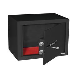 Q-Connect  Key Operated Safe 10 Litre Black 