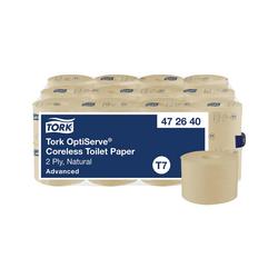 Tork OptiServe Coreless Toilet Paper Roll Natural (Pack of 24) 472640